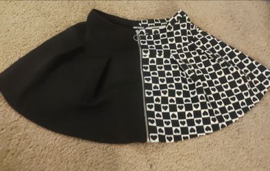 Hot Topic Two-Tone Skater Skirt
