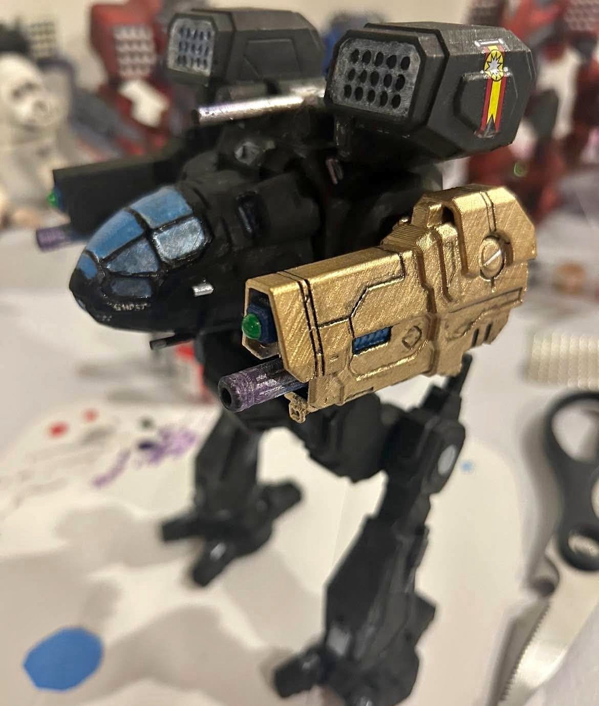 Mechwarrior Battletech MadCat MK2 Mason Dunne Custom 28mm 1/60 scale