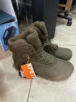 NEW XPETI SIZE 12 ARMY GREEN MILITARY TACTICAL HIKING WORK BOOT BOOTS