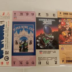 Replica Super Bowl Tickets