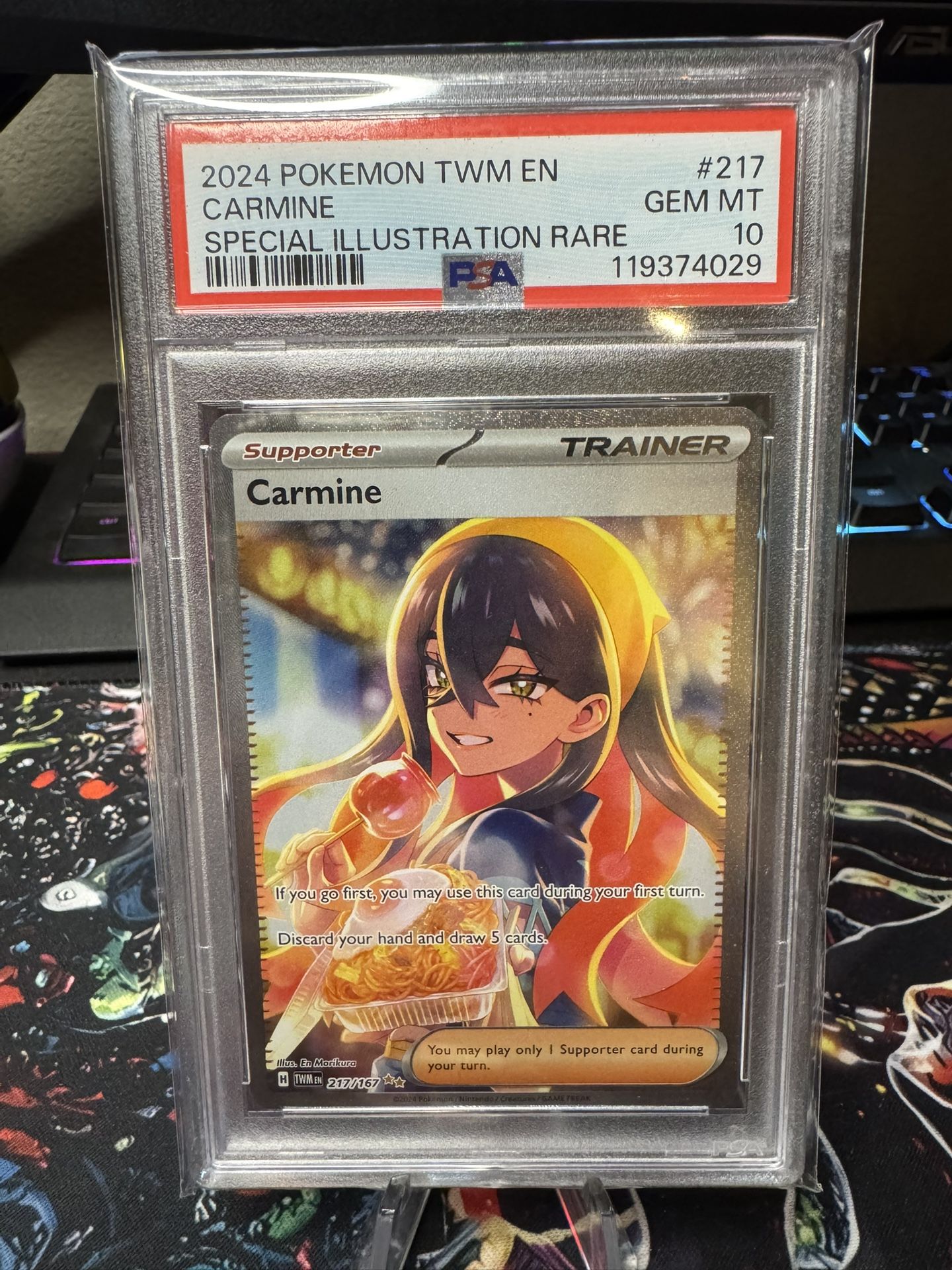 PSA 10 Carmine 217/167