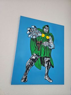 Doctor Doom art piece 16x20 inches. I made. (Jack Kirby)