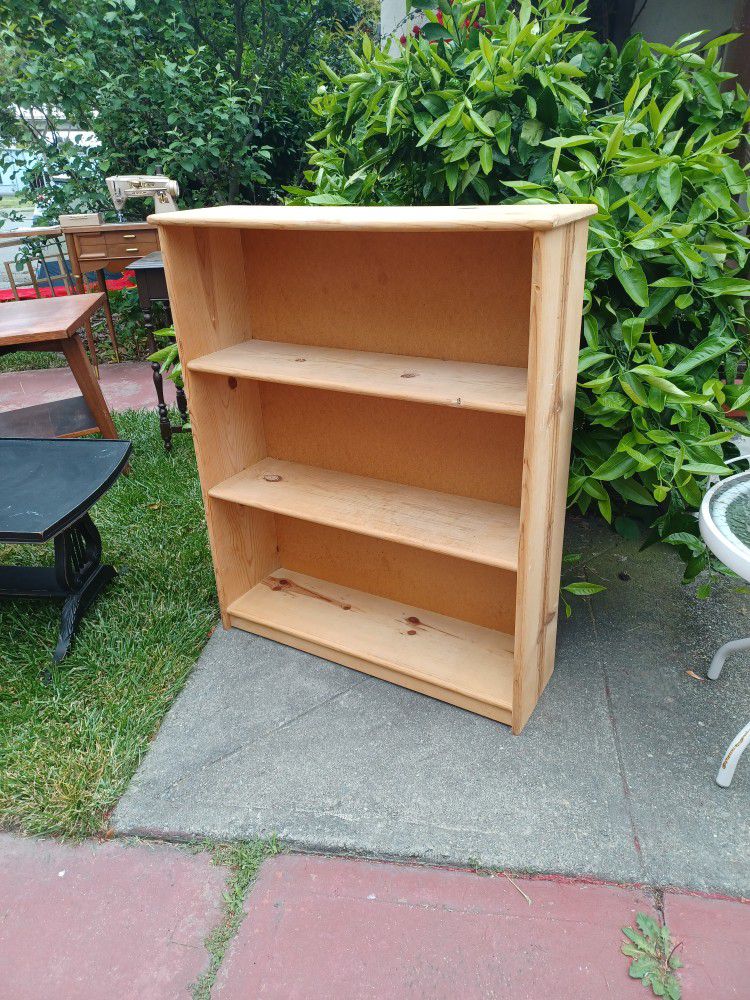 Solid Pine Book Shelf