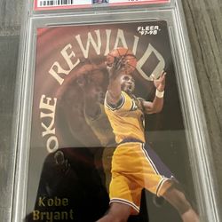 1997-98 Fleer - Kobe Bryant #3 - Rookie Rewind - PSA 7