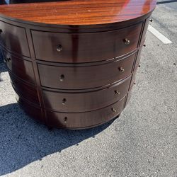 Butler Masterpiece Demilune Console Chest in Mahogany