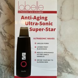  LaBelle Ultrasonic Skin Scrubber Spatula TSLB01 Exfoliating Cleansing Device