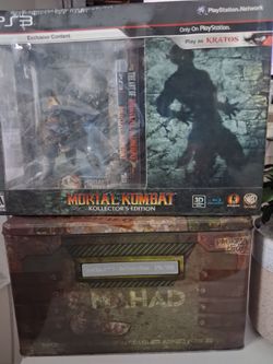 Ps3 collectors edition of mortal kombat/Dead Space 3 Dev kit complete limited Edition numbered
