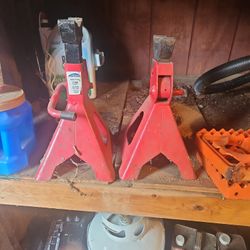Ratcheting Jack Stands x2 
