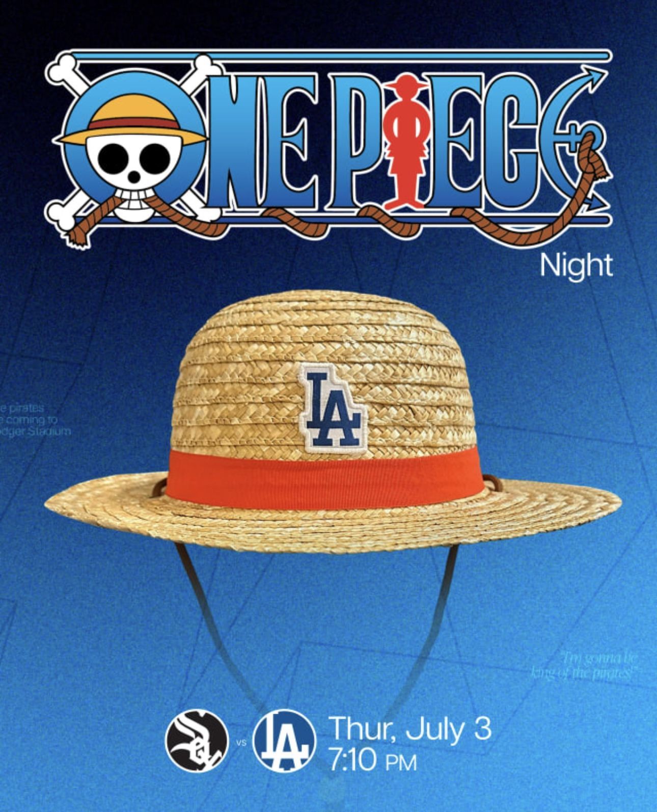 Dodgers Vs White Sox This Thursday One Piece Hat Giveaway 