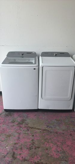 Washer and electric dryer