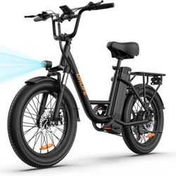 brand new inbox 20"*3.0 Fat Tire Electric Bike for Adults, 1000W Peak Motor, 28MPH,。