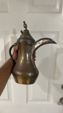 Brass Arabic Dallah Coffee Pot