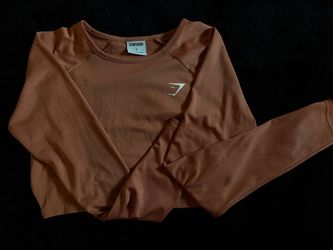 Gymshark Long Sleeve Crop Top Size Small