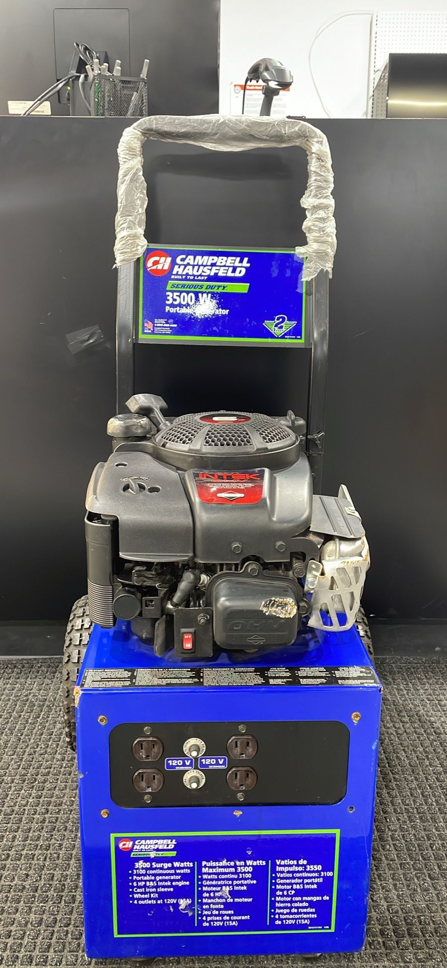 CAMPBELL HAUSFELD 3500 W PORTABLE GENERATOR