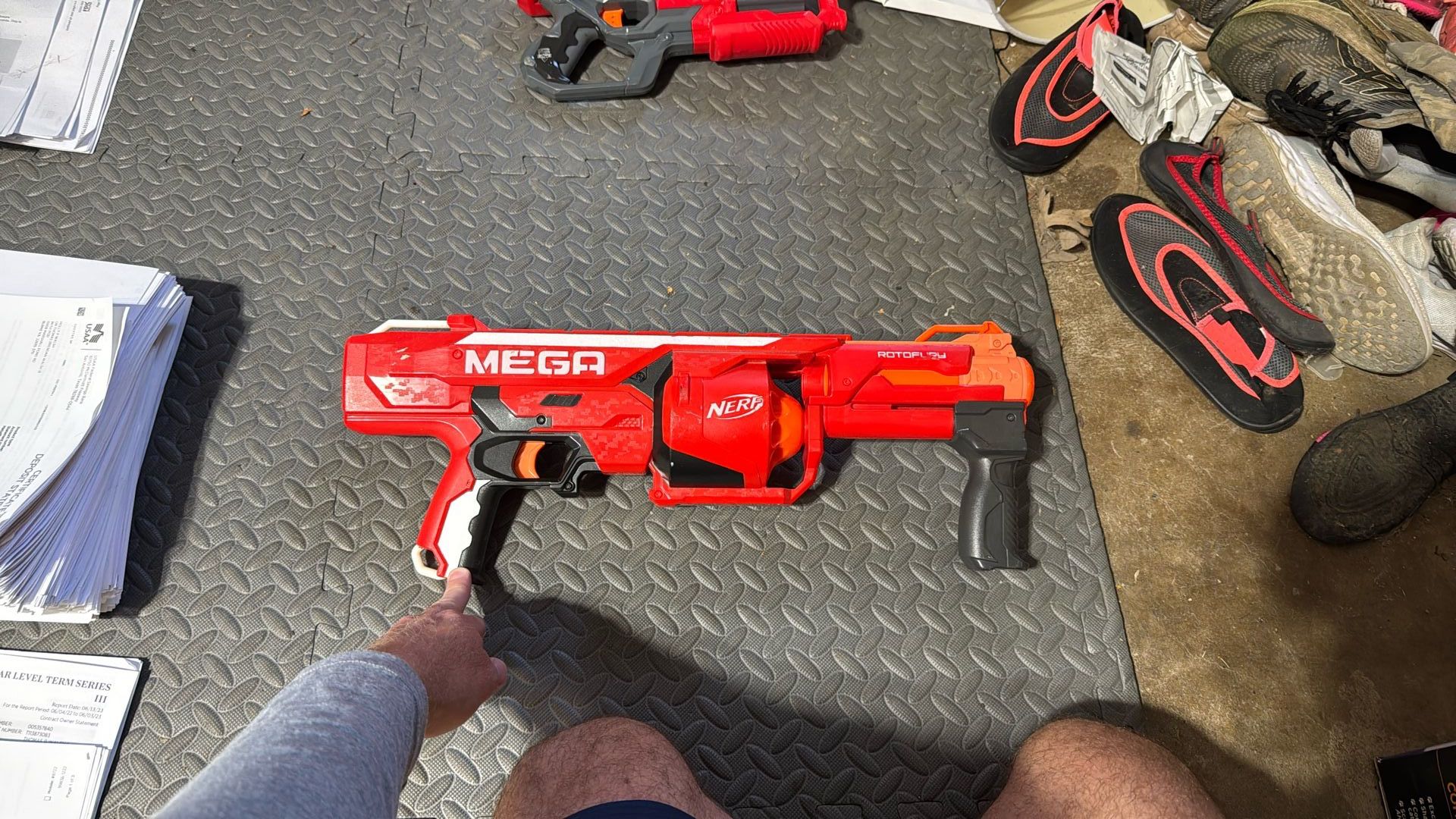 NERF Mega Rotofury Gun