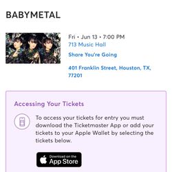 Concert Tickets
