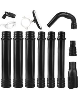Zipcase Gutter Cleaning Kit - 9.25 ft Safe, with Reflector, Ground-Level Leaf Blower Gutter Attachment Compatible with EGO 530CFM / 580CFM / 575CFM / 