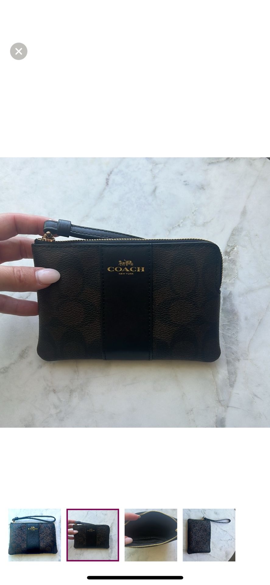 Coach wristlet