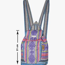 Artisan Hand Made Small Backpack 