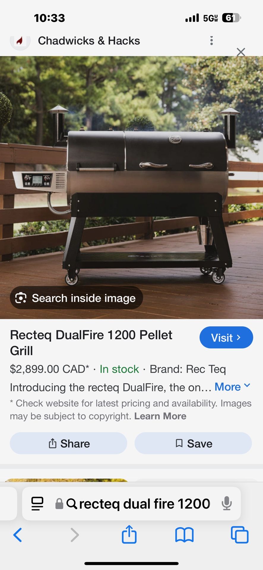 Recteq Dualfire Smoker Grill