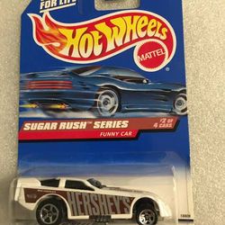Hot Wheels #742 ~ SUGAR RUSH SERIES #2/4 ~ Funny Car ~ Hershey's Milk Chocolate