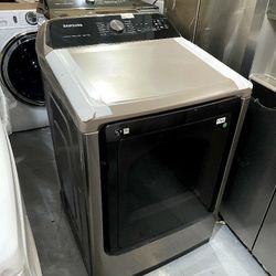 Samsung 27” freestanding dryer champagne $350