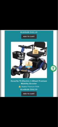 Hoverfly electric mobility scooter