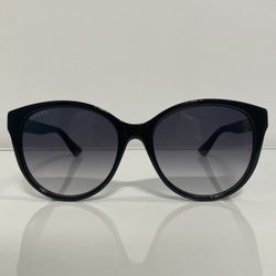 New Gucci GG0631S 001 Black Round Woman’s Acetate Sunglasses