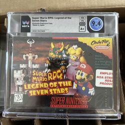 Super Mario RPG WATA Graded 9.4 A+