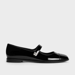 Mary Jane Flats. Brand New.  US Size 8. Charles & Keith