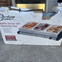 NEW - Oster Buffet Server and Warming Tray 