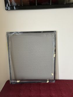 New Black Pre Framed Window Screen 