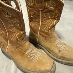 Brown Boots Size 3