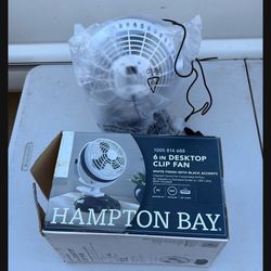 Hampton Bay Clip On 2 Speed Desk Fan