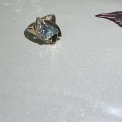 Ring14 k yellow gold  W 9 gr 