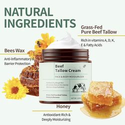 Beef Tallow Cream Face & Body Moisturizer