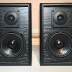 Posh Vintage Bookshelf Speakers, M2-B, Made in USA