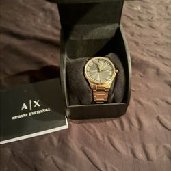 Armani Exchange Gold Watch Like New Women