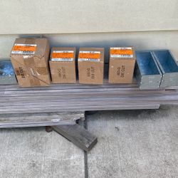 Electrical material 1 inch and three-quarter EMT’s