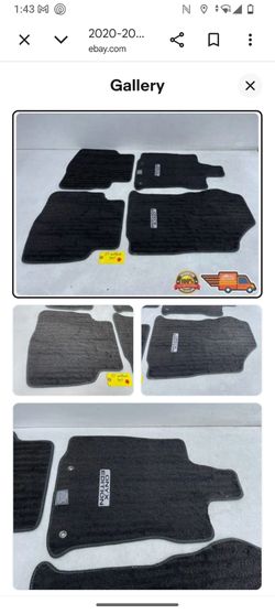 OEM Subaru outback onyx Black 2020 floor mats