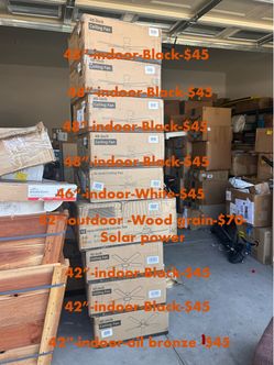 🔥 NEW  – Outdoor  fans Indoor Ceiling Fans – Open Box – Starting at $30! 🔥