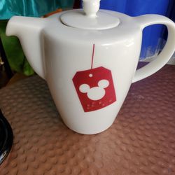 Disney World Mickey Mouse Ear Porcelin Tea Pot