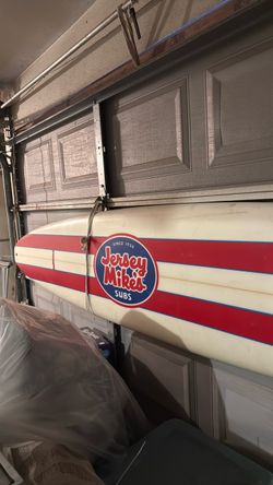 Jersey mikes surf board collectible