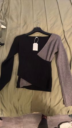 Black And Grey Sweater