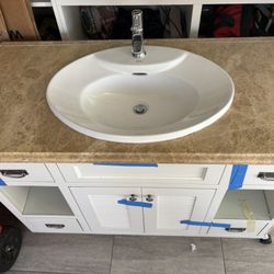 Bathroom Vanity + Sink