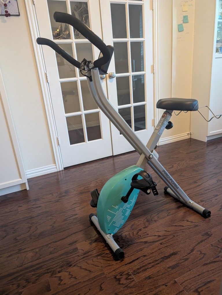 Almost Near Foldable Bike Exercise Machine