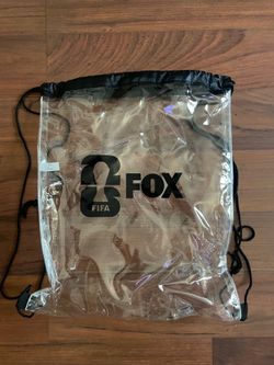FIFA 2026 FOX- World Cup Soccer - plastic Clear Bag