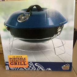 14” Portable charcoal grill