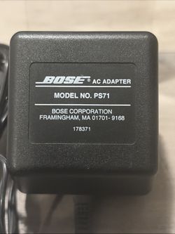 Bose AC Adapter Model No. PS71