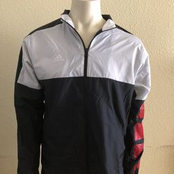 Adidas Men's Club Tennis Jacket Zip-Up Black size M 